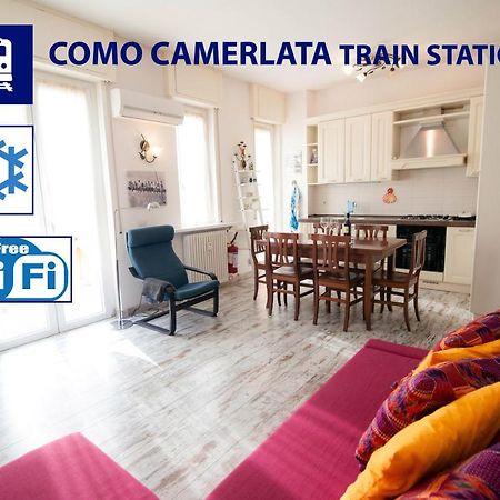 Casina - Self Check In 24H - Como Camerlata Train Station 아파트 외부 사진